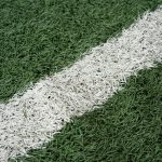 Voetbal Kunstgras met belijning