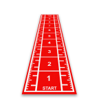 Pro Evolution Design Markings Sprinttrack | 2x10 meter - Afbeelding 4