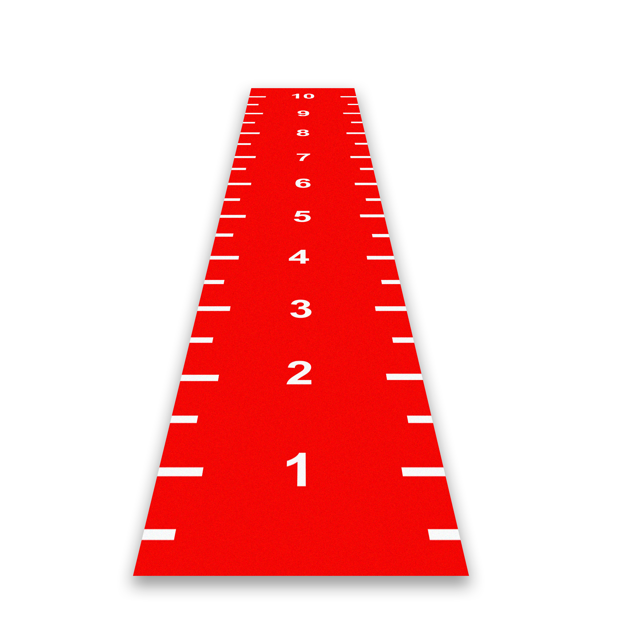 GYM-TRACK-Numbers-2x10-red Pro Evolution Design Numbers Sprinttrack | 2x10 meter - Afbeelding 1