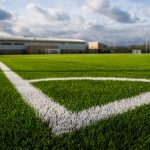 Voetbal Kunstgras met belijning - Afbeelding 2